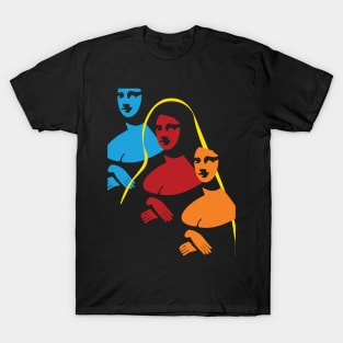 Pop Minimalist Mona Lisa T-Shirt